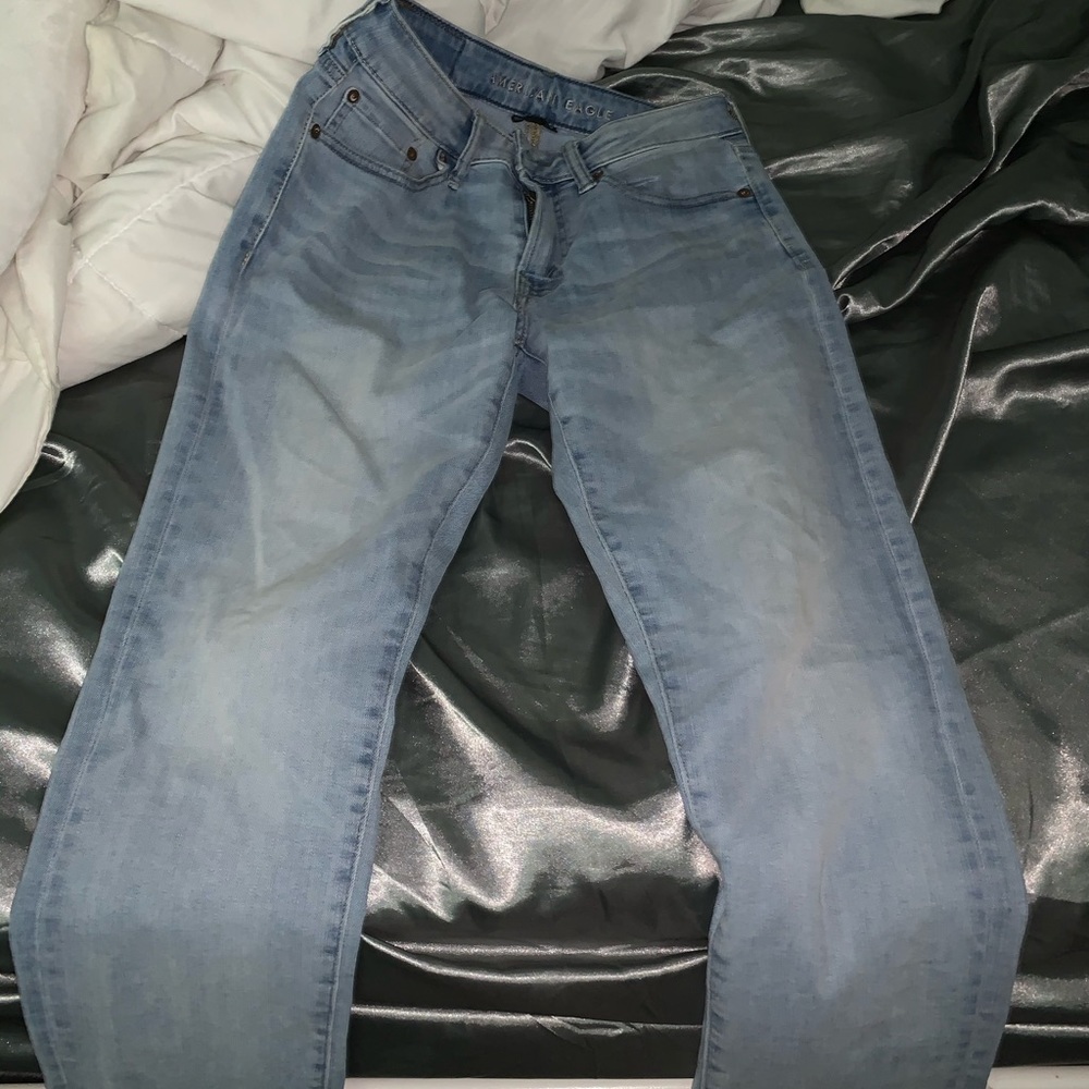 Blue jeans.